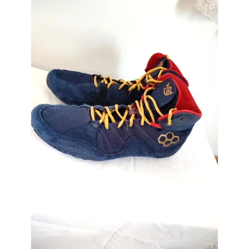 Rudis Jordan Burrough JB1 Wrestling Boxing Combat Sports MMA Navy Shoes Men 13*
